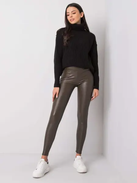Leggings-RV-LG-6007.11-dark khaki