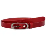 Dámský kožený opasek červený - PB Laimis 100