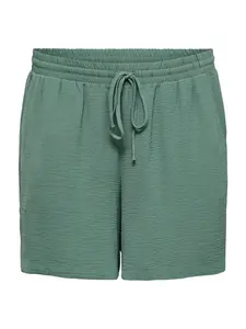 Vero Moda Curve Nohavice 'VMCALVA'  tmavozelená