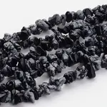 Natural Snowflake Obsidian Beads Strands