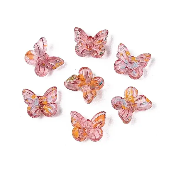 Picasso Transparent Glass Beads