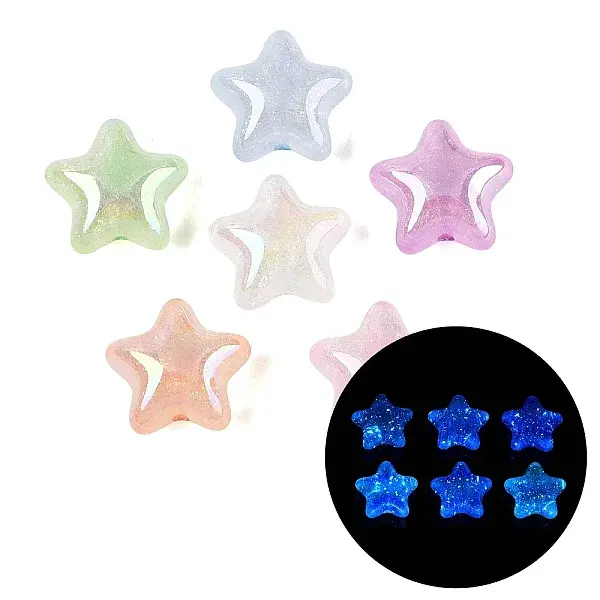 UV Plating Transparent Acrylic Beads