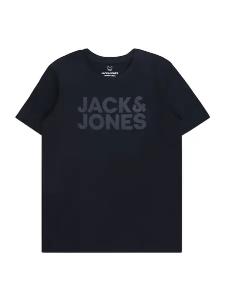 Jack & Jones Junior Tričko 'JJECorp'  námornícka modrá / sivá