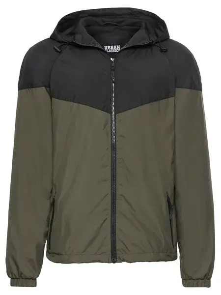 Urban Classics Prechodná bunda  olivová / čierna