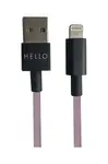 Design Letters Nabíjecí kabel USB-C Design Letters Lightning 1 m