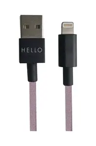 Design Letters Nabíjecí kabel USB-C Design Letters Lightning 1 m