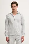 BOSS rozepínací mikina pánská bavlněná s elastanem Mix&Match Jacket Z