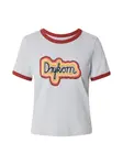 DRYKORN Tričko 'RILA_P2'  sivá / červená