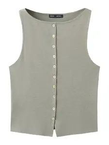 MANGO Top 'NEVADO'  sivá