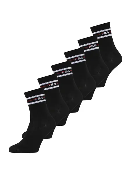 FILA Ponožky  červená / čierna / biela