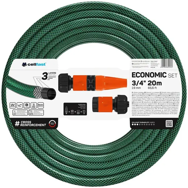 Sada Economic 10-102 Hadice 3/4" 20 m + příslušenství