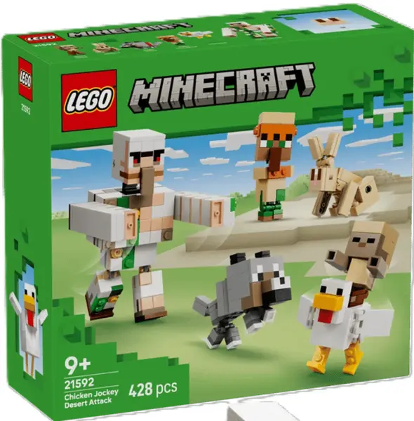 Kuřecí žokej a útok v poušti - Minecraft (21592)
