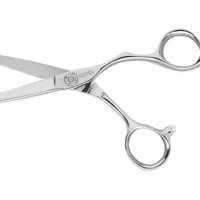 Kadeřnické nůžky Sibel Cisoria Luxury OE550 5,5" - stříbrné (7097555) + dárek zdarma