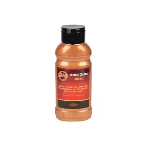 Akrylová farba 500 ml, bronzová