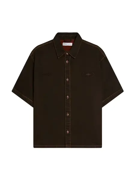 Bershka Košeľa  čokoládová