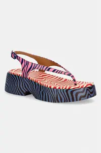 Camper sandály na platformě dámské kožené Tasha