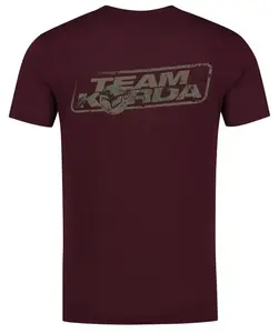 Korda tričko tk digi kamo tee burgundy - xxl