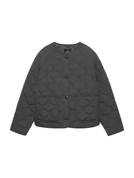 Pull&Bear Prechodná bunda  tmavosivá