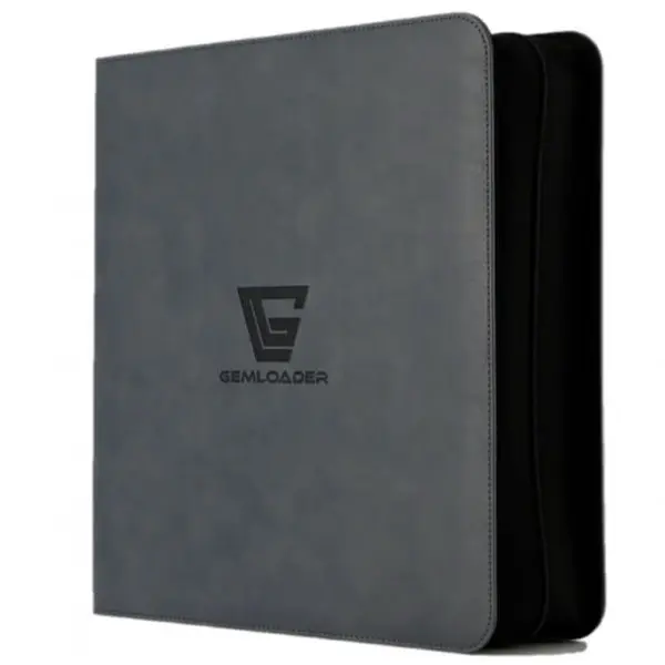 Album na gradované karty Gemloader Premium Graded Card Binder 28 kapes (2x2) - Grey