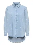 ONLY Blúzka 'ONLVERA'  modrá denim / žltá / biela