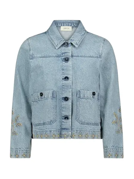Cartoon Prechodná bunda  modrá denim