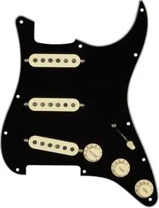 Fender Pre-Wired Pickguard Strat SSS TX SPC BWB
