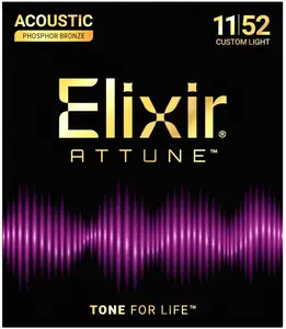 Elixir ATTUNE Phosphore Bronze Custom light