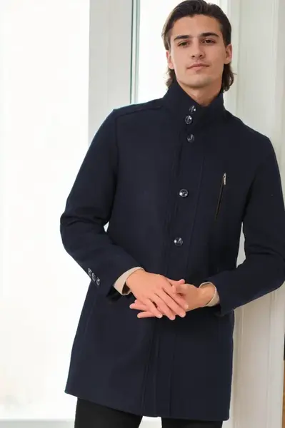 PLT9386 DEWBERRY MEN'S COAT-NAVY BLUE