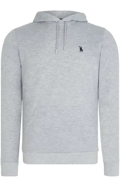 V4011 DEWBERRY MEN'S HOODED SWEATSHIRT-GREY