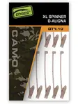 Fox rovnátka edges camo spinner d- aligna 10 ks - xl