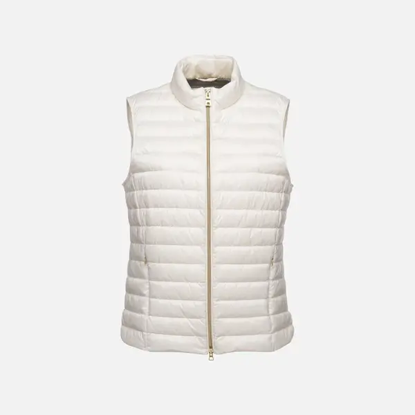 Krémová dámská vesta Geox Jaysen - Dámské