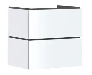 Hansgrohe Xilesa E - Umývadlová skrinka, 62x63x47 cm, 2 zásuvky, matná biela 54294700