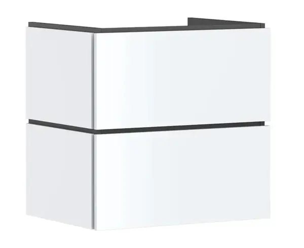 Hansgrohe Xilesa E - Umývadlová skrinka, 62x63x47 cm, 2 zásuvky, matná biela 54294700
