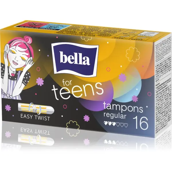 BELLA For Teens Tampons tampony Regular 16 ks
