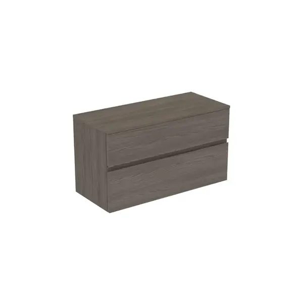 Ideal Standard Finesse - Umývadlová skrinka, 100x44x56 cm, 2 zásuvky, Dark Elm E3424UR