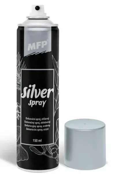 Spray 150ml dekorační stříbrný