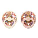 BIBS x LIBERTY Colour cumlíky z prírodného kaučuku 2ks - veľkosť 1 - June Blossom Blush Mix