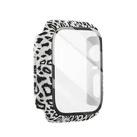 JP Watch case Motive, Apple Watch 7 / 8 / 9, 45 mm, leopard černobílý