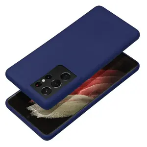 Forcell soft Samsung Galaxy S25 Ultra tmavě modrý