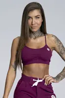 Gym Glamour Podprsenka Simply Blueberry, L, blueberry