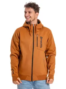 Meatfly pánská technická mikina Lightyear Brown Sugar | Hnědá | Velikost S