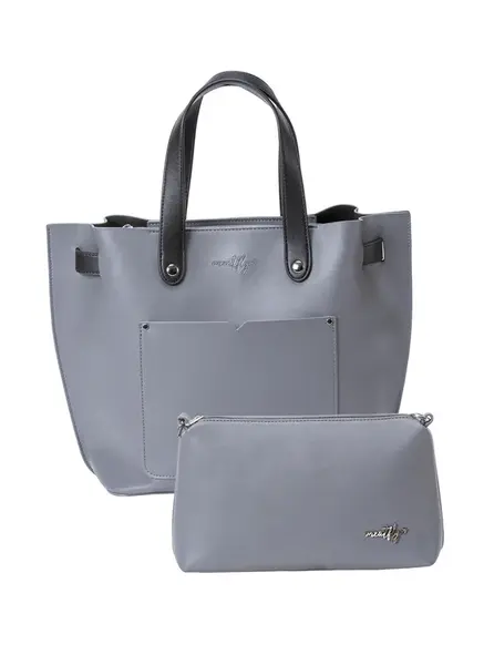 Meatfly kabelka Alma Dark Grey/Black | Černá | Objem 13 L