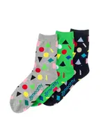 Meatfly ponožky Multi Shape socks Triple Pack | Mnohobarevná | Velikost M/L