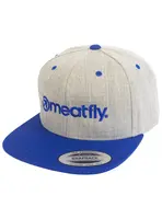 Meatfly kšiltovka Flanker Snapback Royal Blue/Grey Heather | Šedá | Velikost One Size
