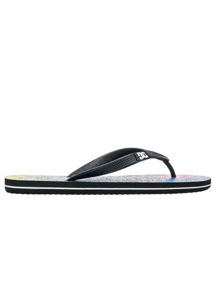 Dc shoes pánské žabky Spray Graffik Black Multi | Černá | Velikost 8 US