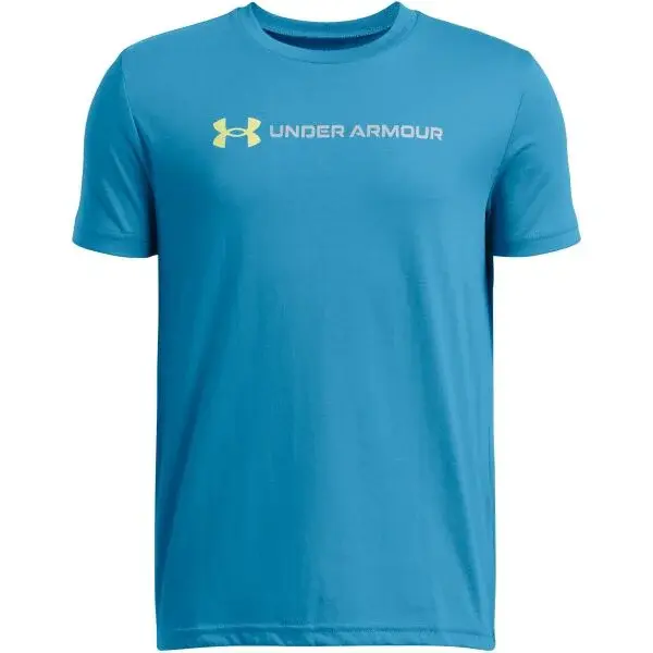 Under Armour LOGO WORDMARK Dětské tričko, modrá, velikost L