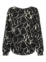 ONLY Blúzka 'Elite'  svetlobéžová / čierna