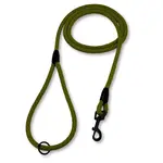 PafDog® Klasické vodítko s poutkem na ruku, 8mm, khaki zelené PAF-904