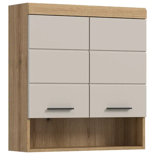 MID.YOU ZÁVĚSNÁ SKŘÍŇKA, kašmírová, přírodní barvy, 74/79/24 cm