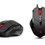 Herní myš A4tech BLOODY V7M, až 3200DPI, 160KB paměť, USB, CORE 2, kovové podložky, černá